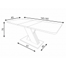 Стол обеденный SIGNAL EXEL дуб артизан/антрацит 140-180/85